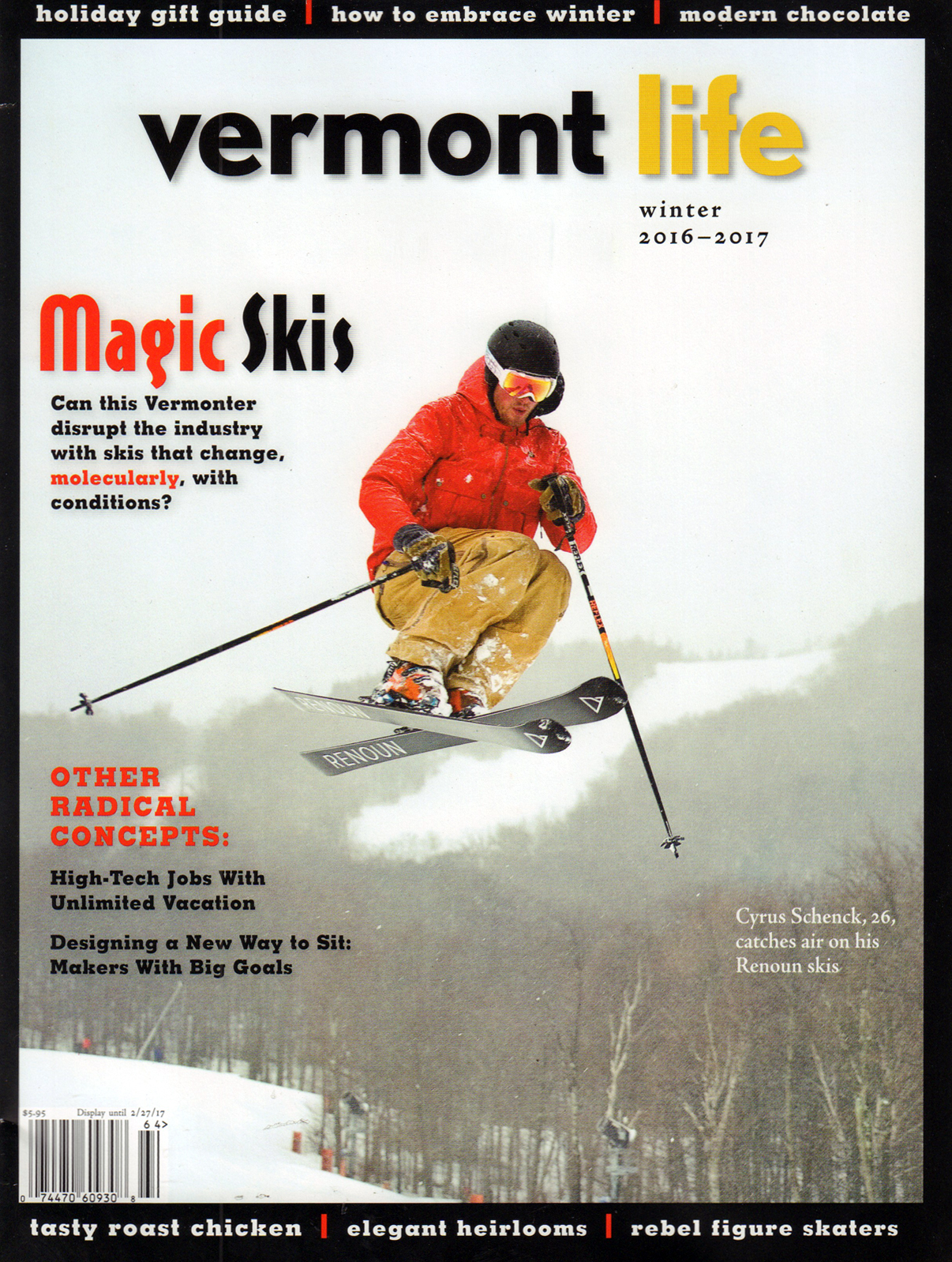 Vermont-Life December 01, 2016 Issue Cover