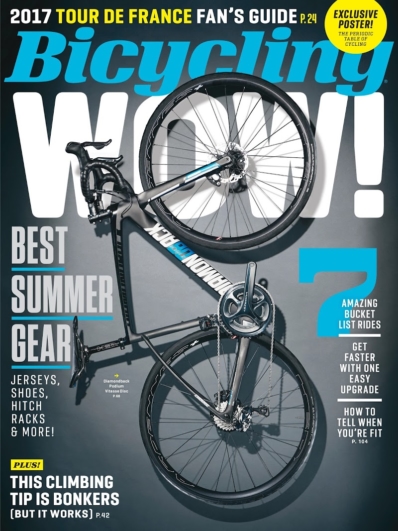 Bicycling August 01, 2017 Issue Cover