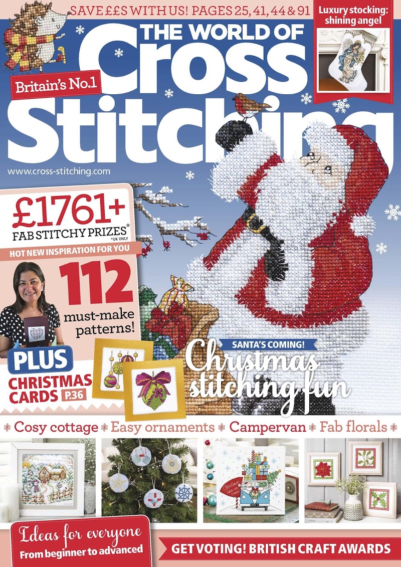 The-World-of-Cross-Stitching December 01, 2017 Issue Cover
