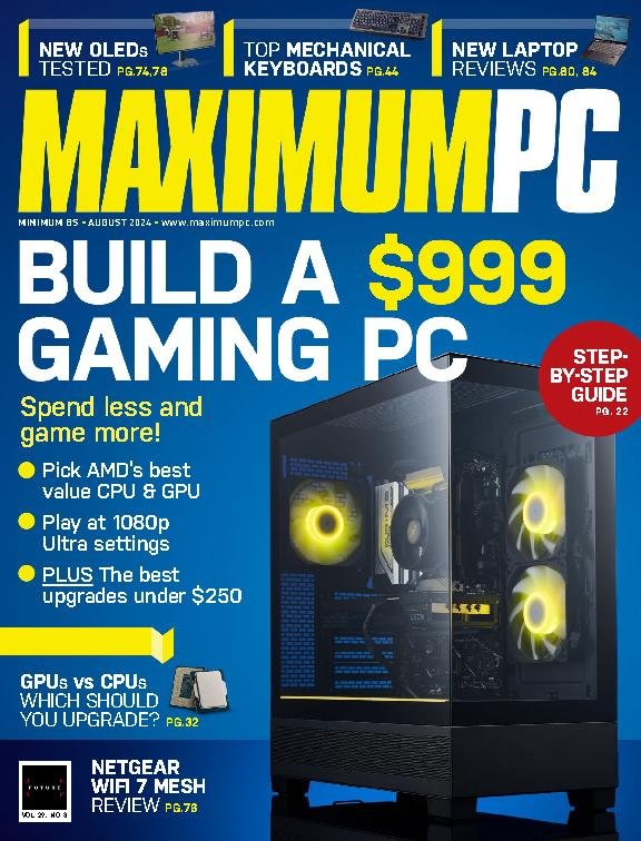 Maximum-PC August 01, 2024 Issue Cover