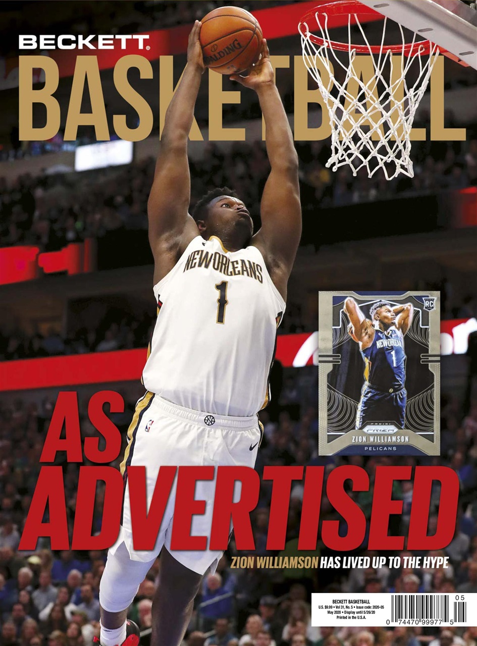 Beckett-Basketball May 01, 2020 Issue Cover