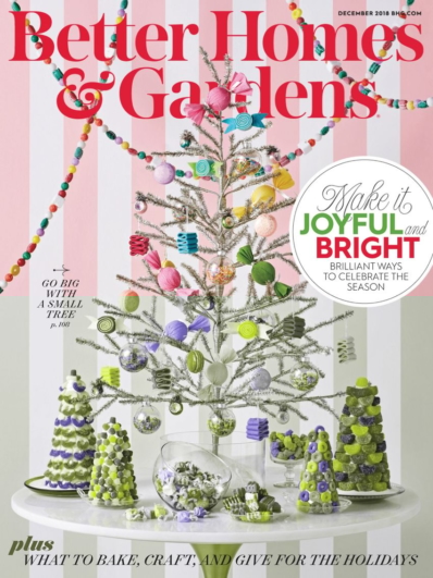 Better Homes & Gardens December 01, 2018 Issue Cover