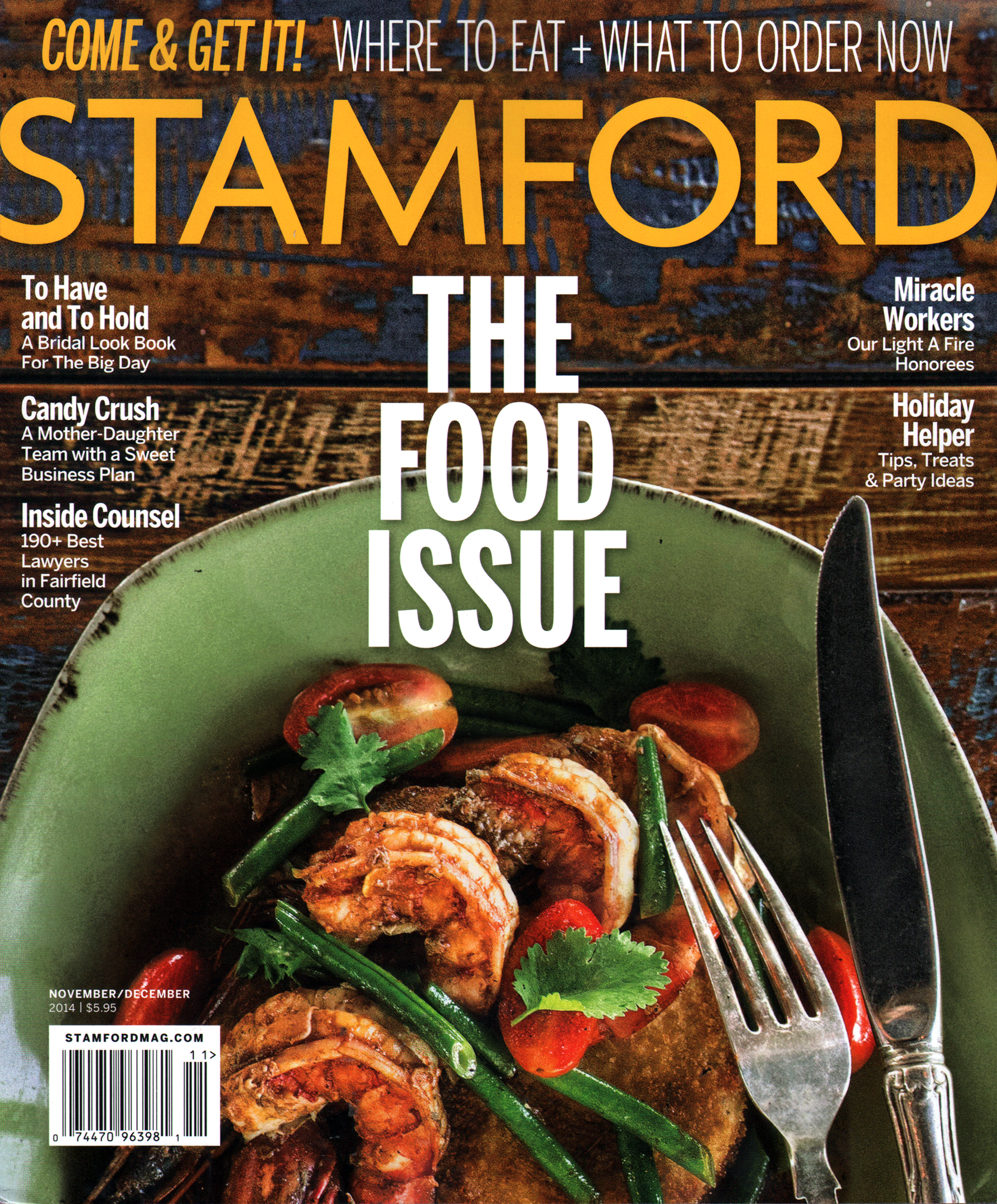Stamford-Magazine November 01, 2014 Issue Cover