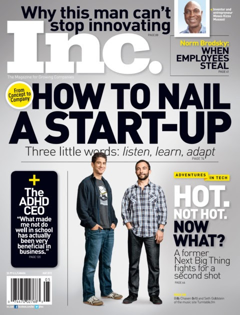 Inc-Magazine May 01, 2012 Issue Cover