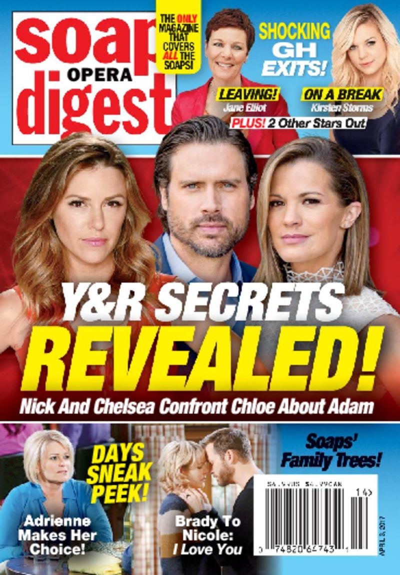 Soap-Opera-Digest April 03, 2017 Issue Cover
