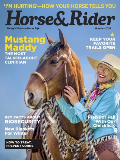 Horse & Rider October 01, 2018 Issue Cover