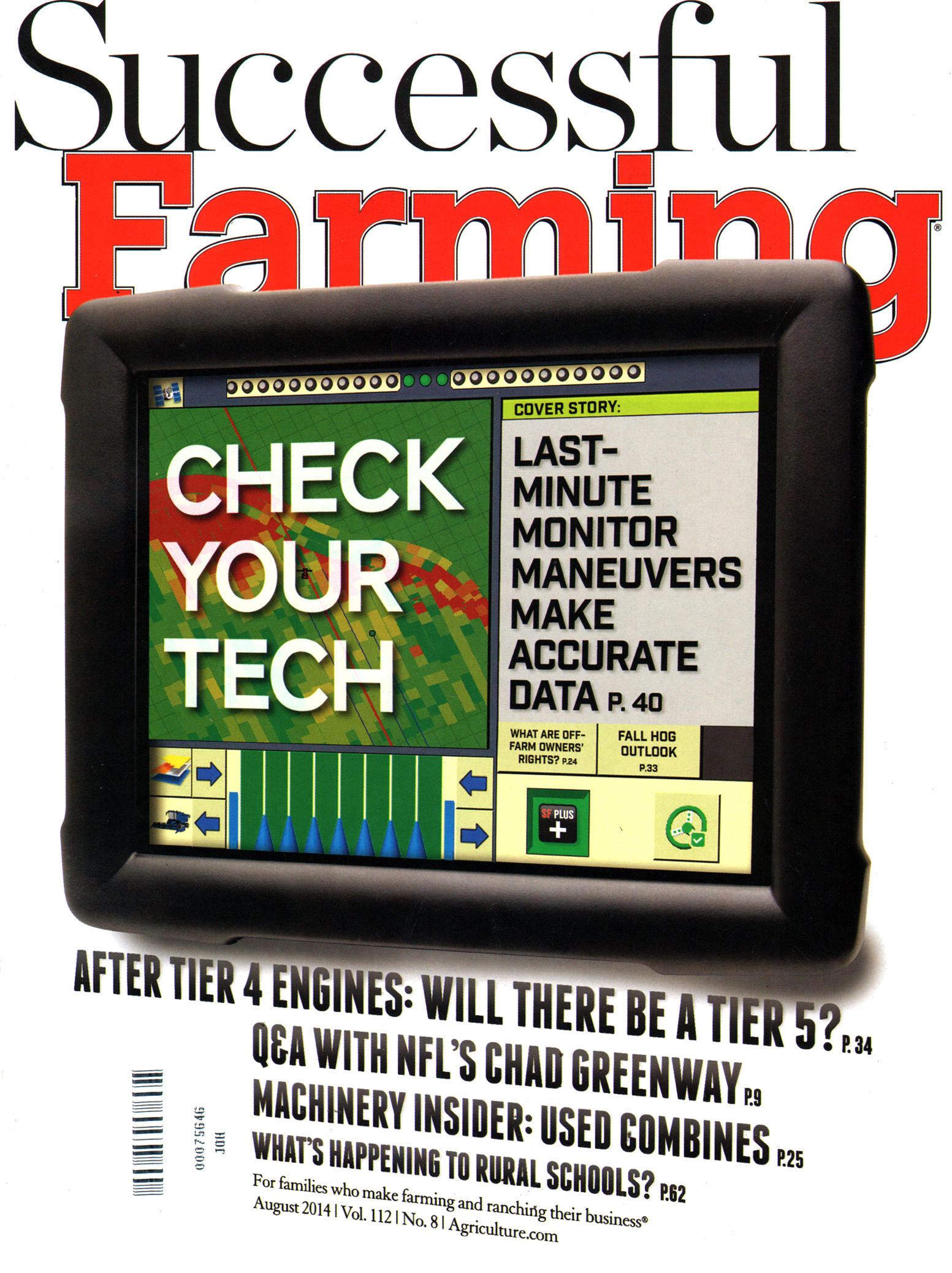 Successful-Farming August 01, 2014 Issue Cover