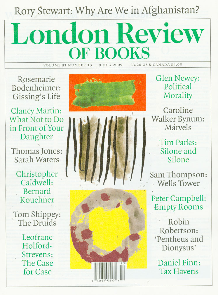 London-Review-Of-Books July 09, 2009 Issue Cover