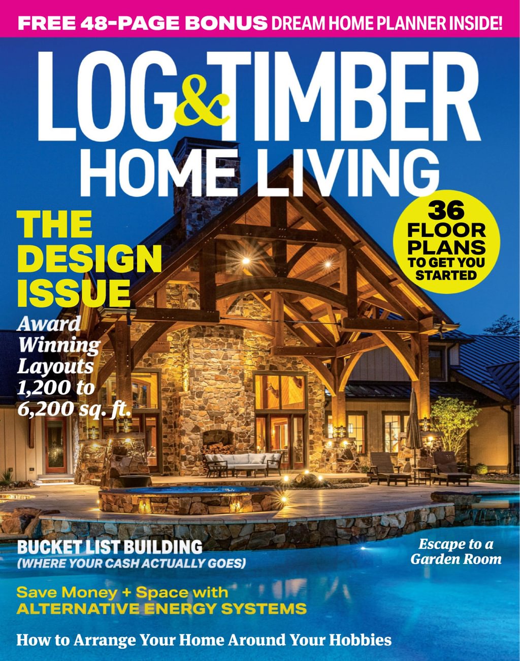 Log-and-Timber-Home-Living June 01, 2024 Issue Cover