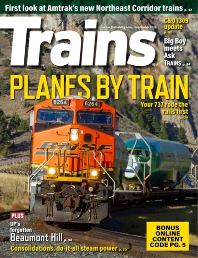 Trains September 01, 2019 Issue Cover