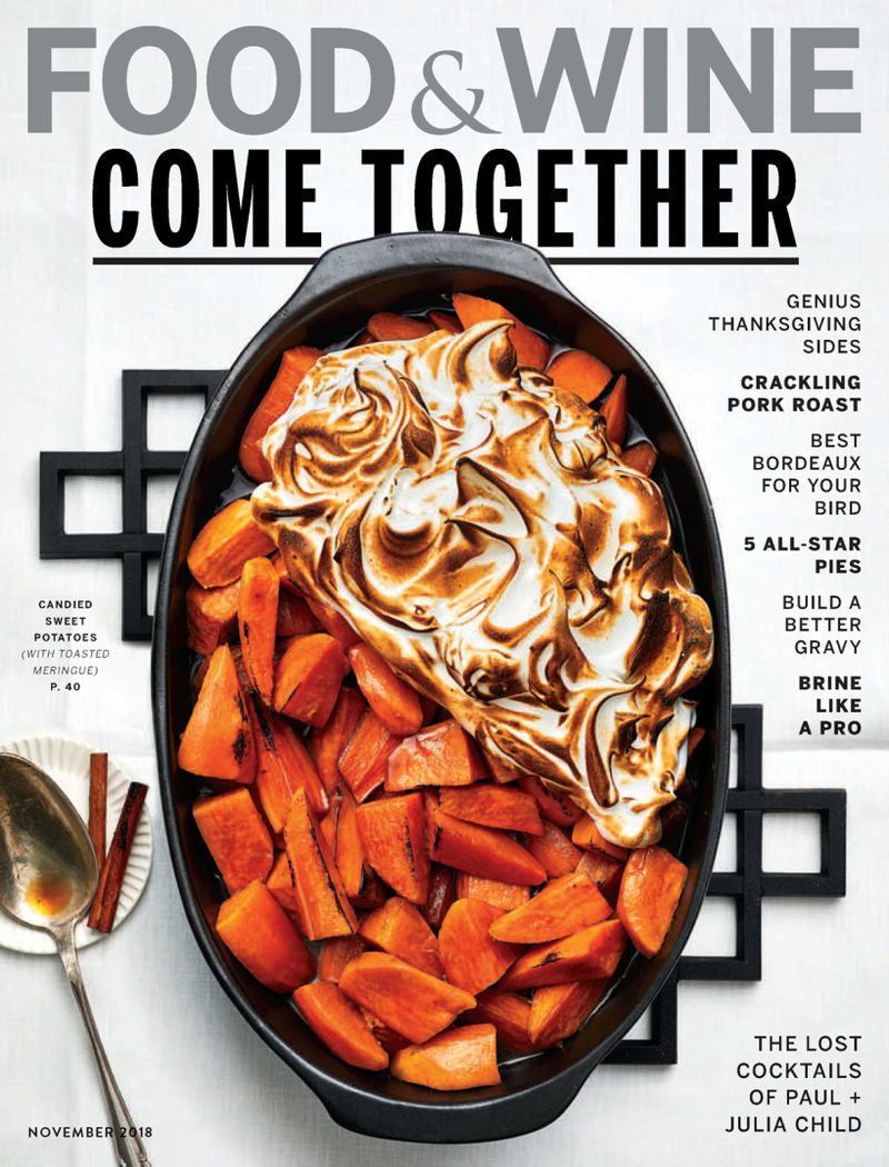food-and-wine November 01, 2018 Issue Cover