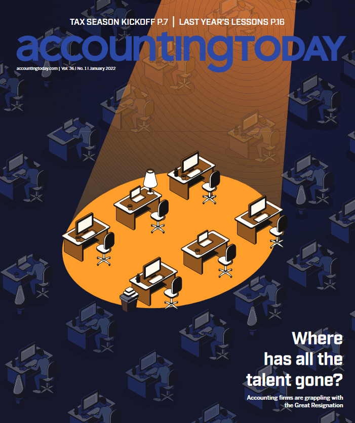 Accounting-Today January 01, 2022 Issue Cover