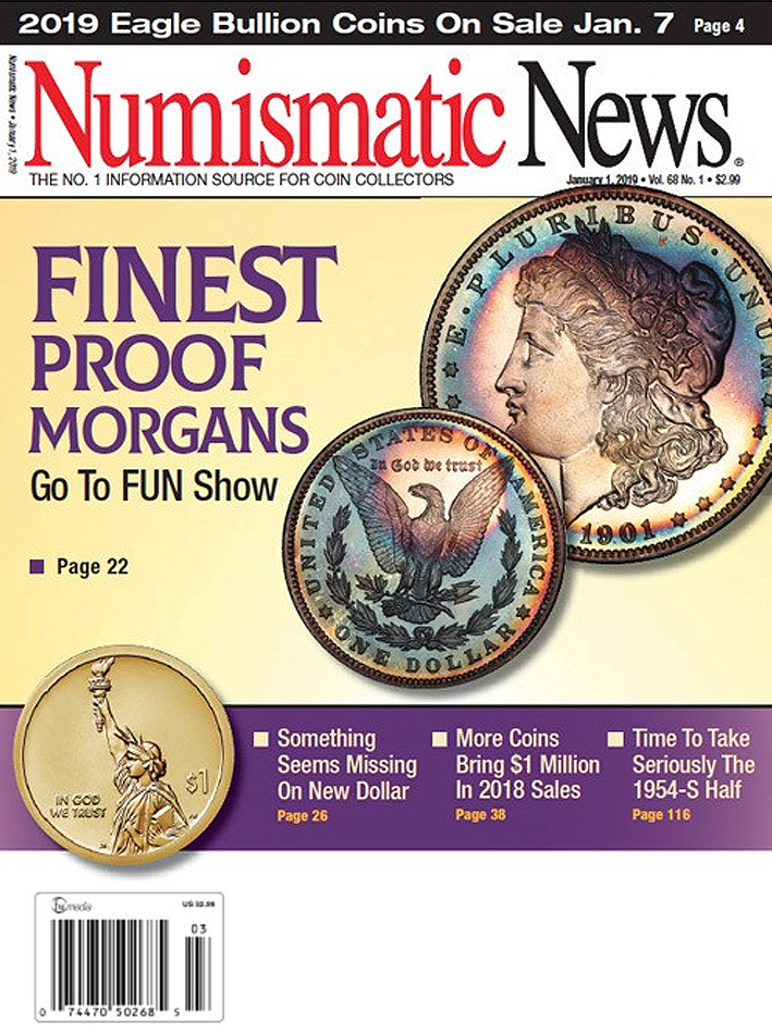 Numismatic-News January 01, 2019 Issue Cover
