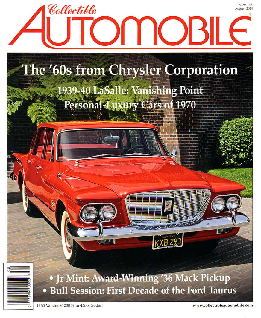 Collectible-Automobile August 01, 2019 Issue Cover