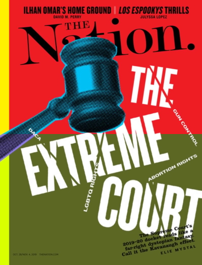 The Nation October 28, 2019 Issue Cover