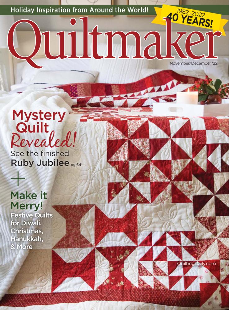 Quiltmaker November 01, 2022 Issue Cover