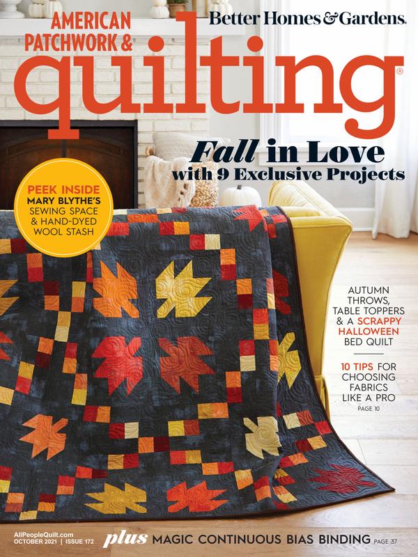 american-patchwork-and-quilting October 01, 2021 Issue Cover