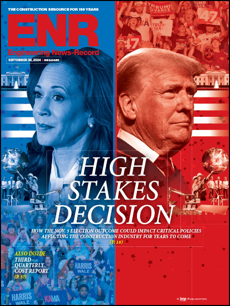 Engineering-News-Record September 30, 2024 Issue Cover