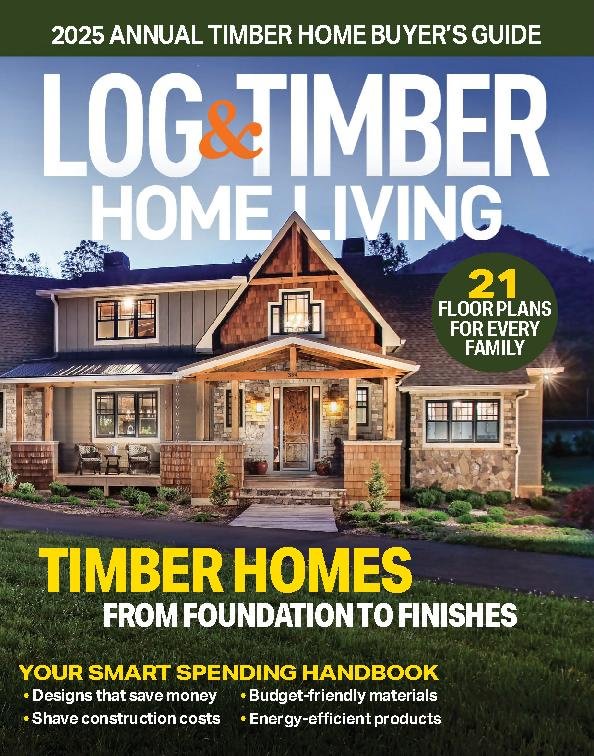 Log-and-Timber-Home-Living January 01, 2025 Issue Cover