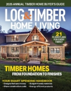 Log-and-Timber-Home-Living January 01, 2025 Issue Cover