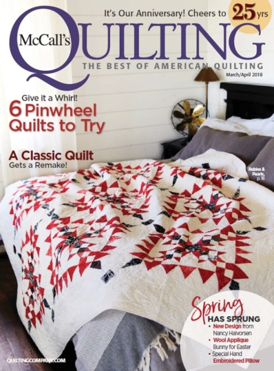 McCall's Quilting March 01, 2018 Issue Cover