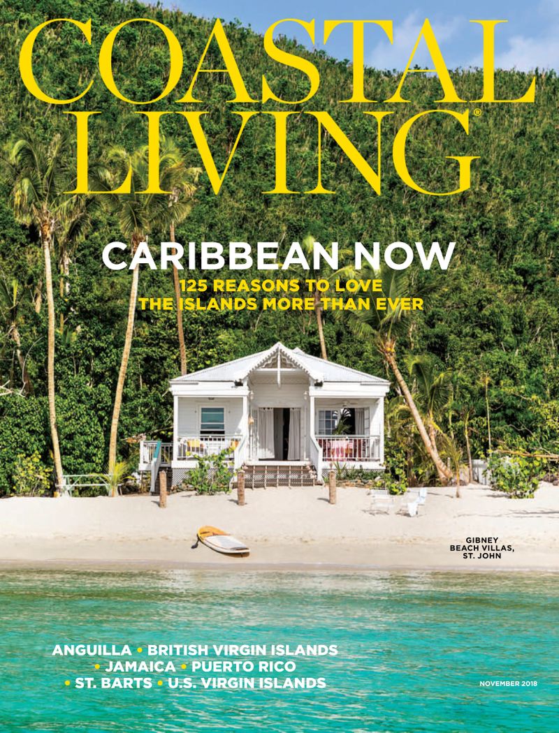 Coastal-Living November 01, 2018 Issue Cover