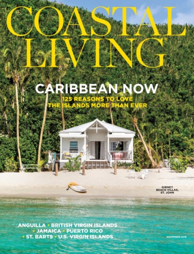 Coastal Living November 01, 2018 Issue Cover
