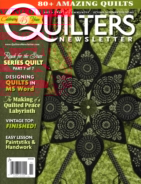 Quilters-Newsletter October 01, 2014 Issue Cover