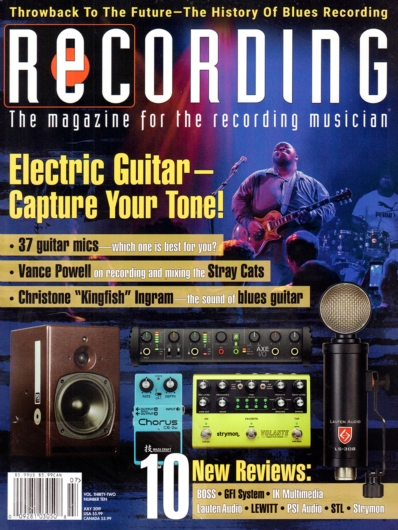 Recording Magazine July 01, 2019 Issue Cover