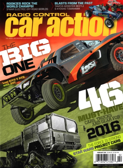 Radio Control Car Action February 01, 2016 Issue Cover