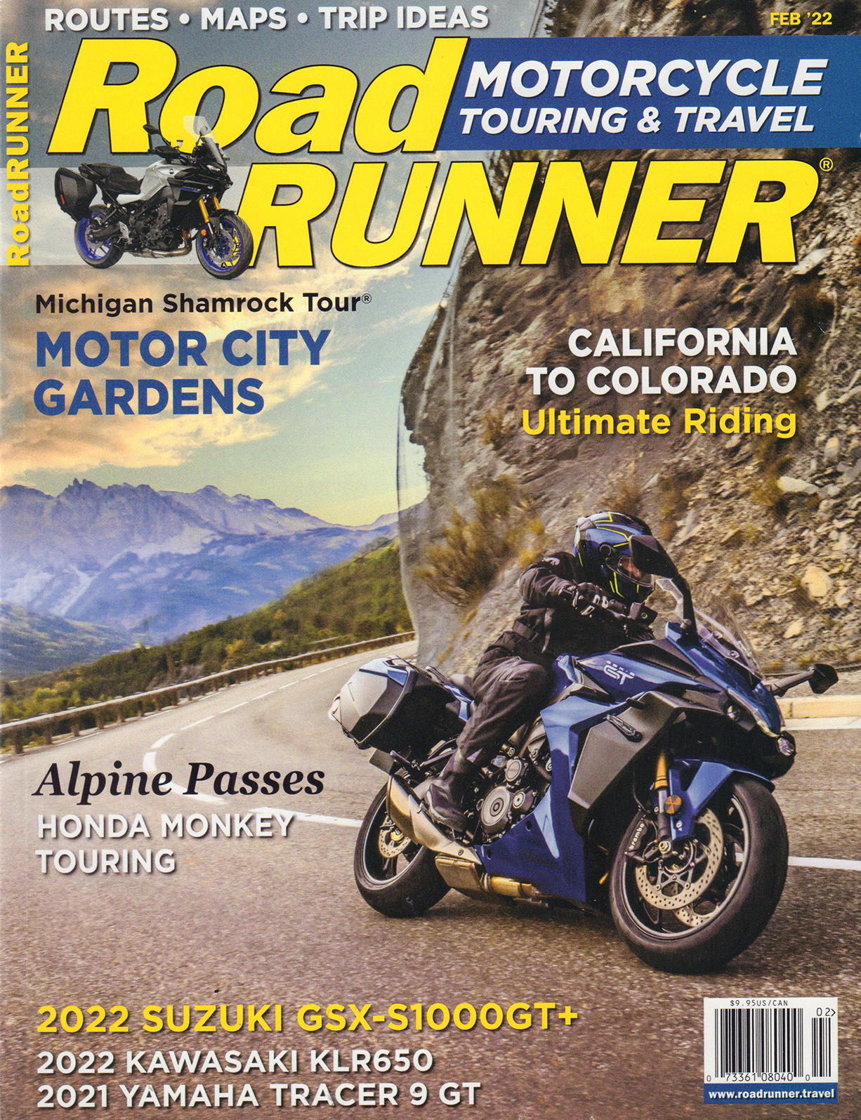 Road-RUNNER-Motorcycle-and-Touring February 01, 2022 Issue Cover