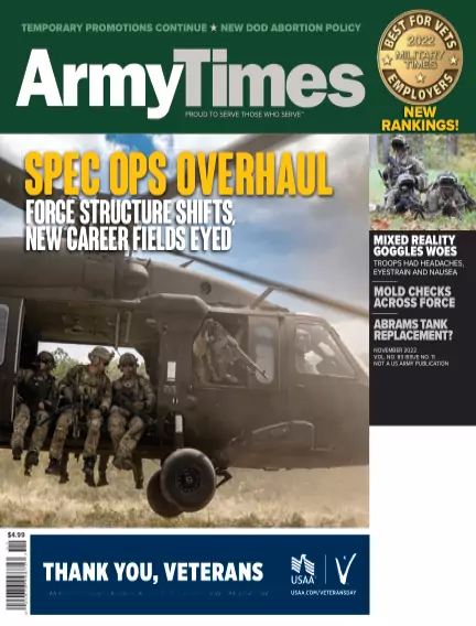 Army-Times November 01, 2022 Issue Cover