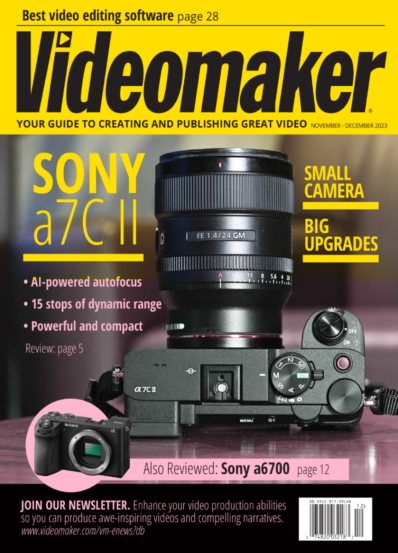 Videomaker November 01, 2023 Issue Cover