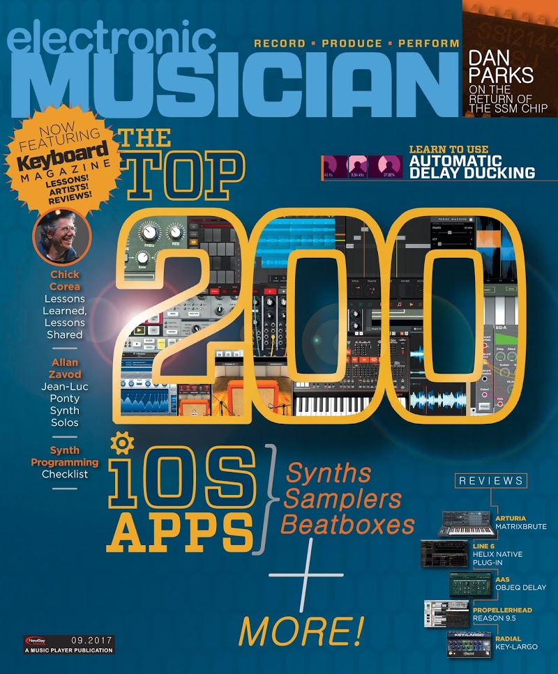 Electronic-Musician September 01, 2017 Issue Cover