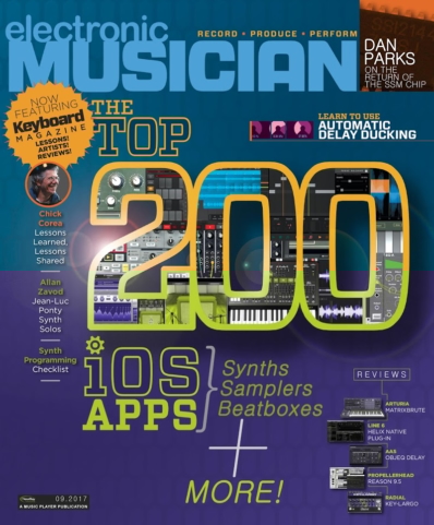 Electronic Musician September 01, 2017 Issue Cover