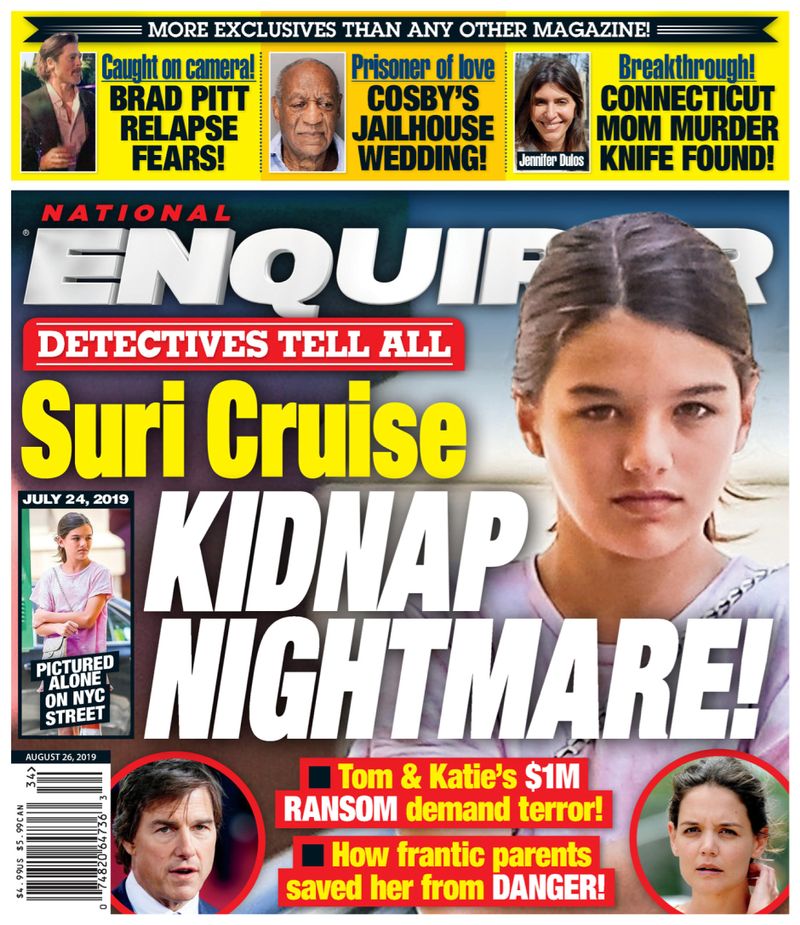 national-enquirer August 26, 2019 Issue Cover