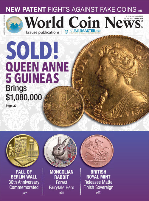 World-Coin-News April 01, 2019 Issue Cover