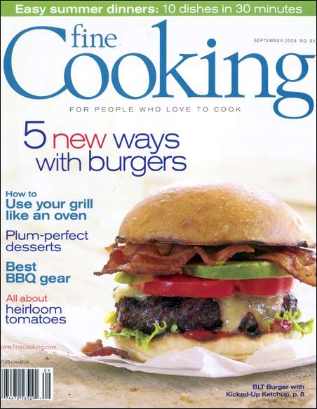 Fine-Cooking September 01, 2008 Issue Cover