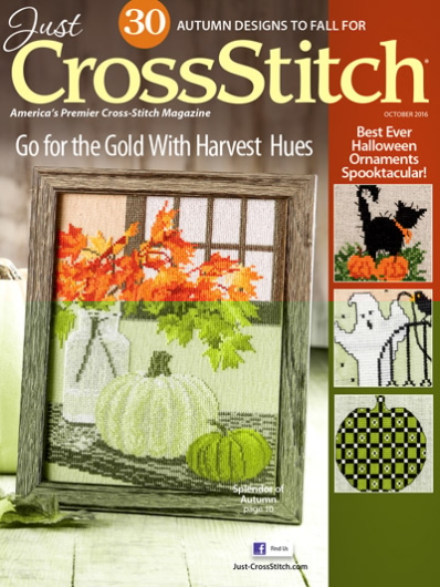 Just CrossStitch September 01, 2016 Issue Cover