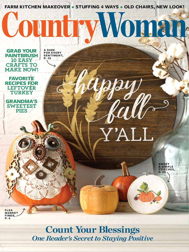Country-Woman October 01, 2018 Issue Cover