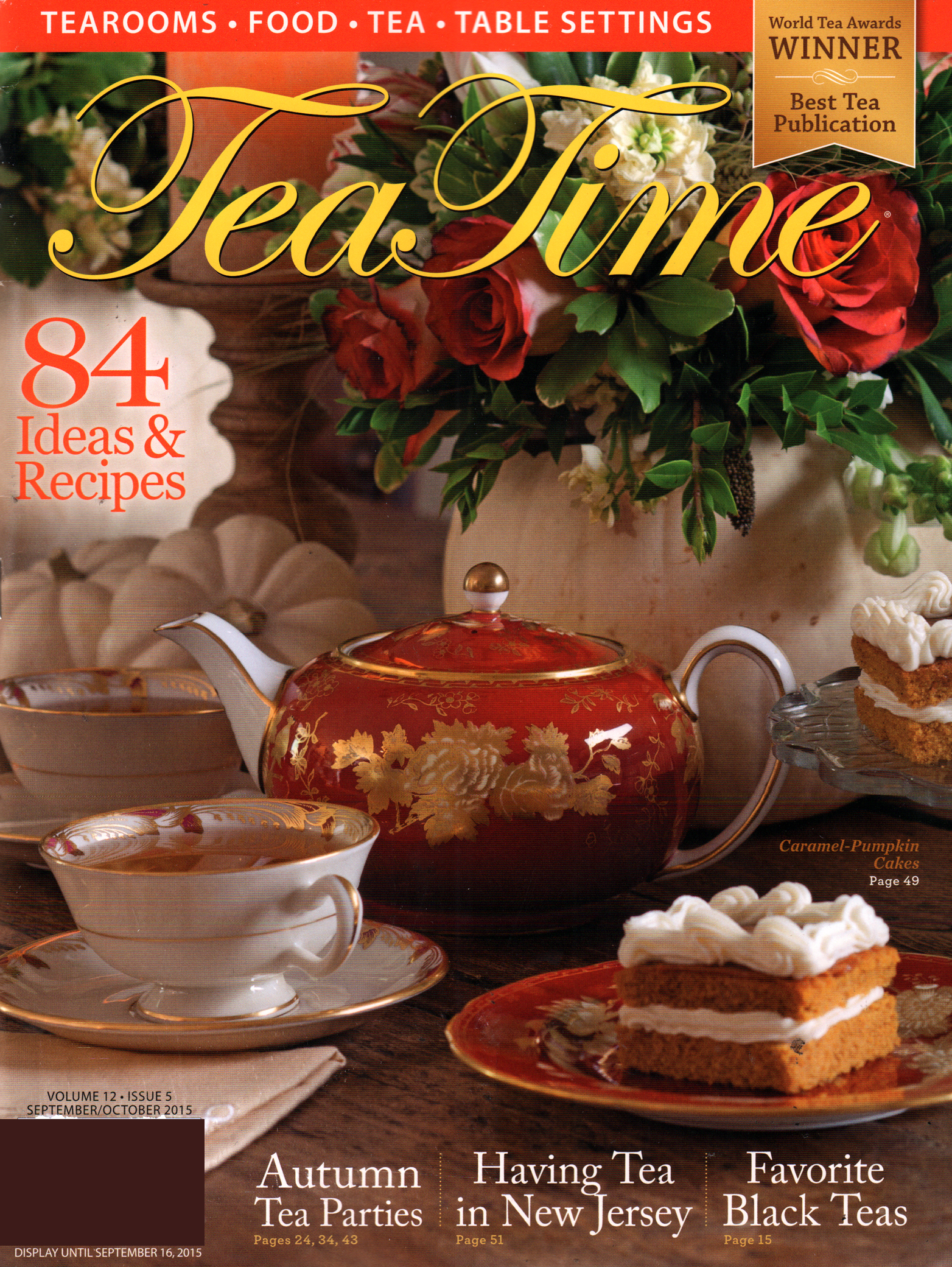 Tea-Time September 01, 2015 Issue Cover