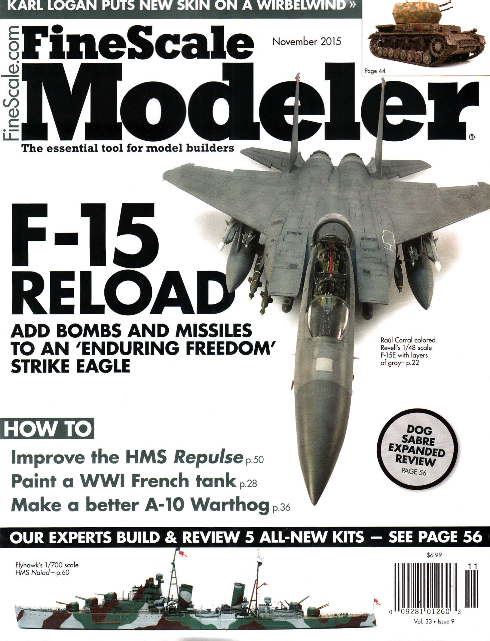 Finescale-Modeler November 01, 2015 Issue Cover