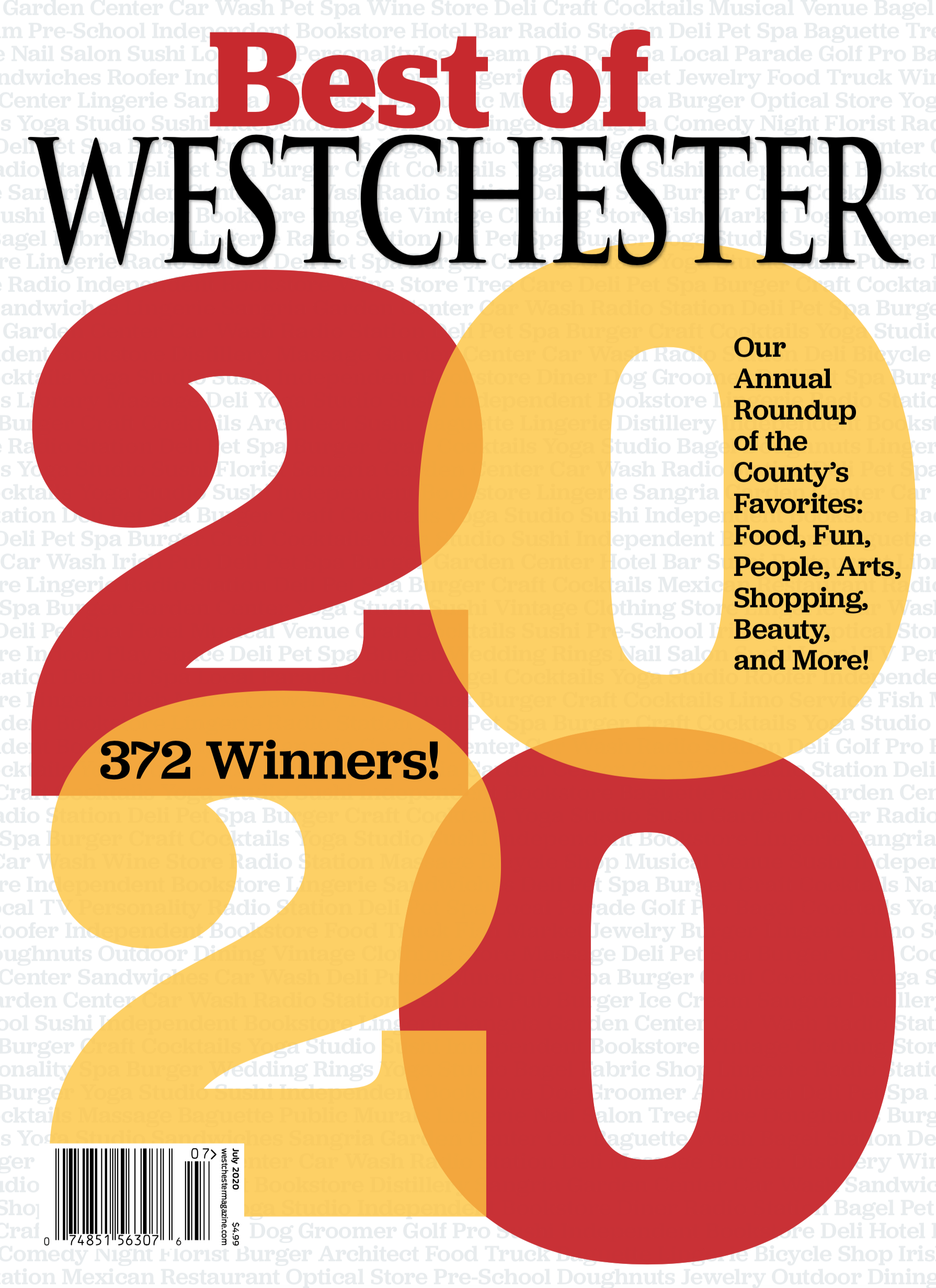Westchester-Magazine July 01, 2020 Issue Cover
