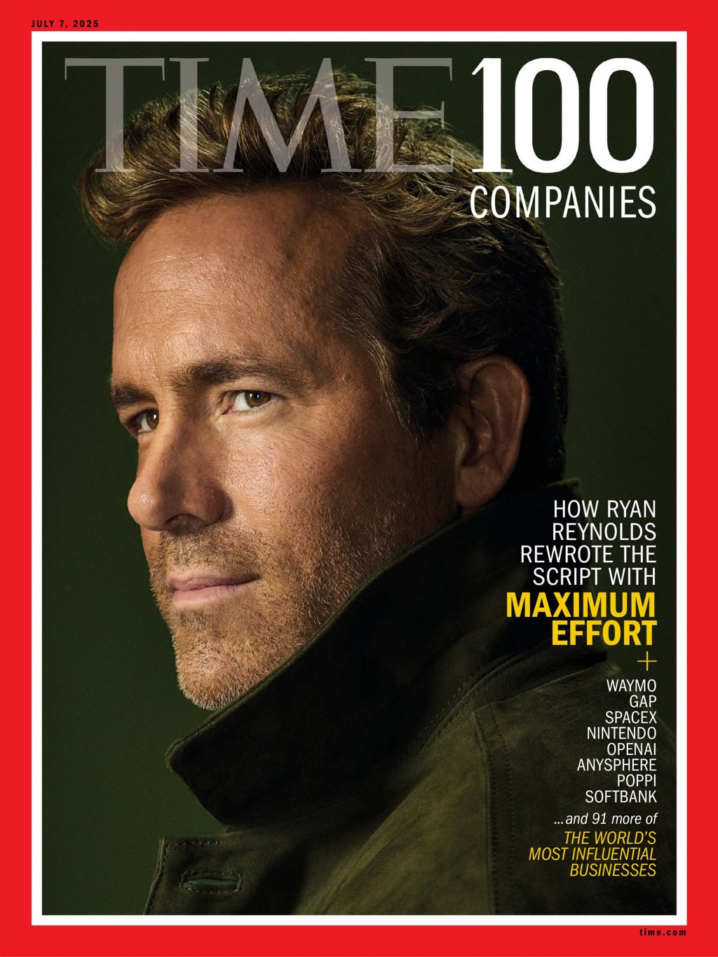 Time July 07, 2025 Issue Cover