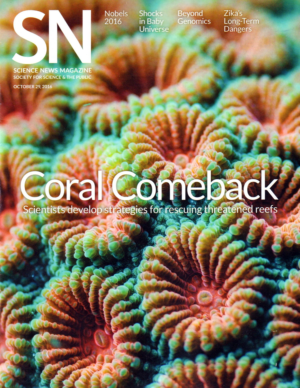 Science-News October 29, 2016 Issue Cover