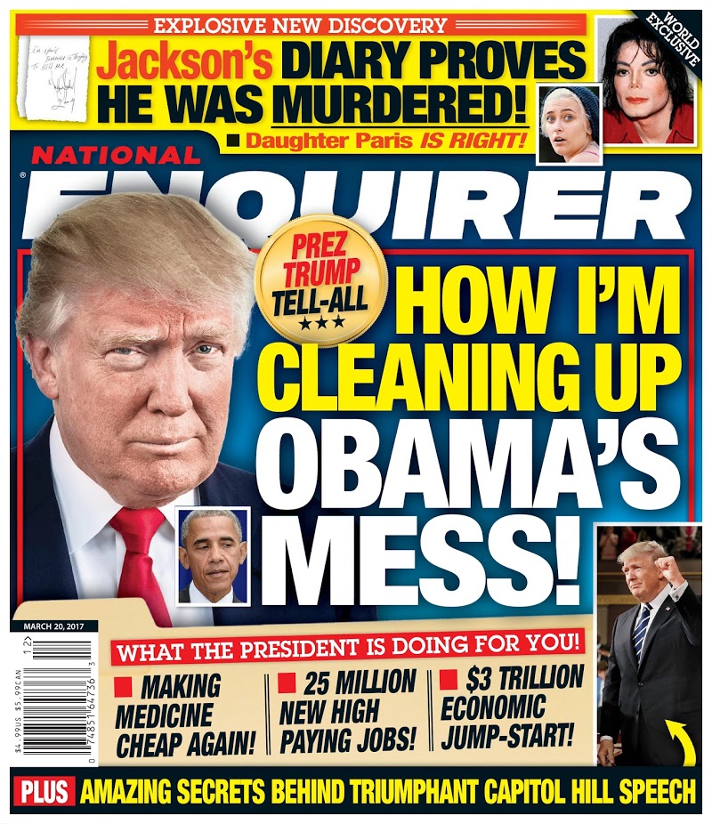 national-enquirer March 20, 2017 Issue Cover