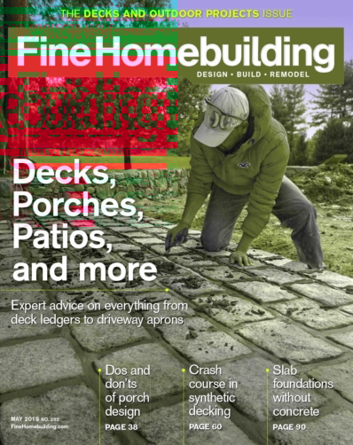 Fine Homebuilding May 01, 2019 Issue Cover