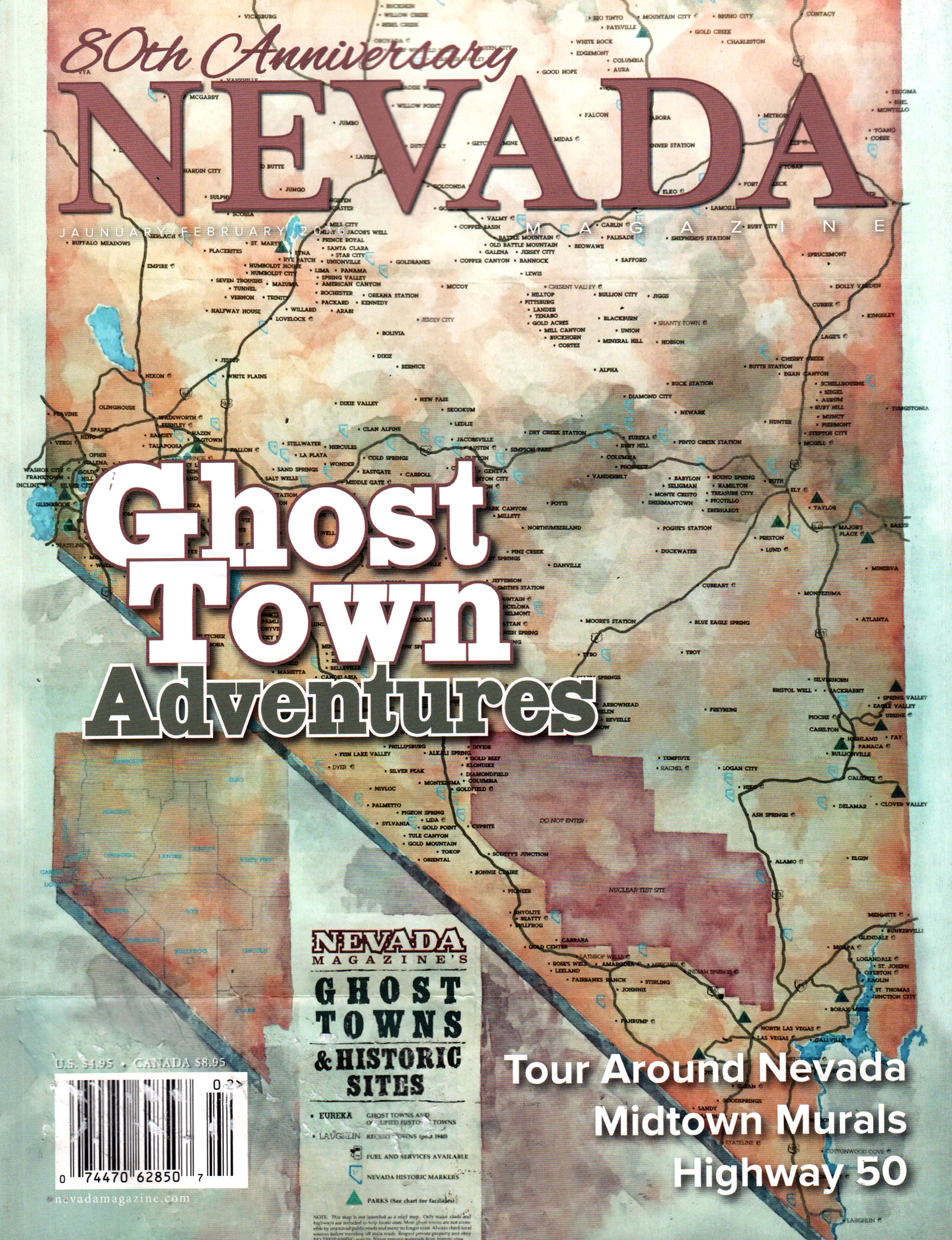 Nevada-Magazine January 01, 2016 Issue Cover