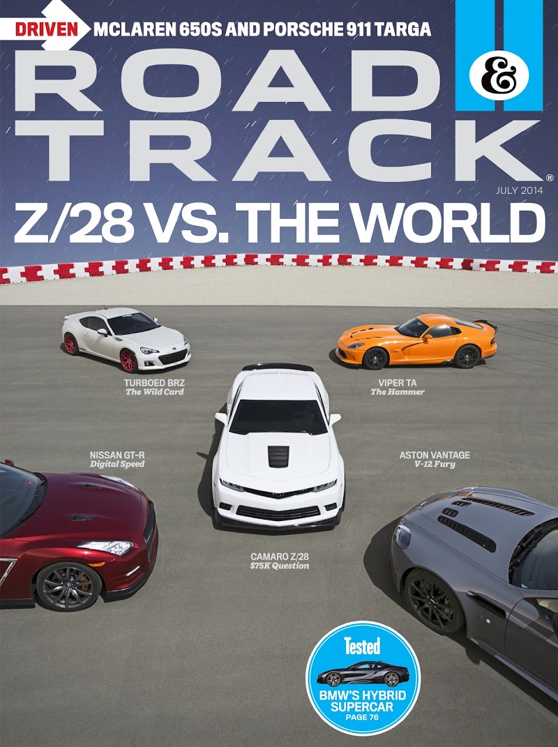 Road-and-Track July 01, 2014 Issue Cover