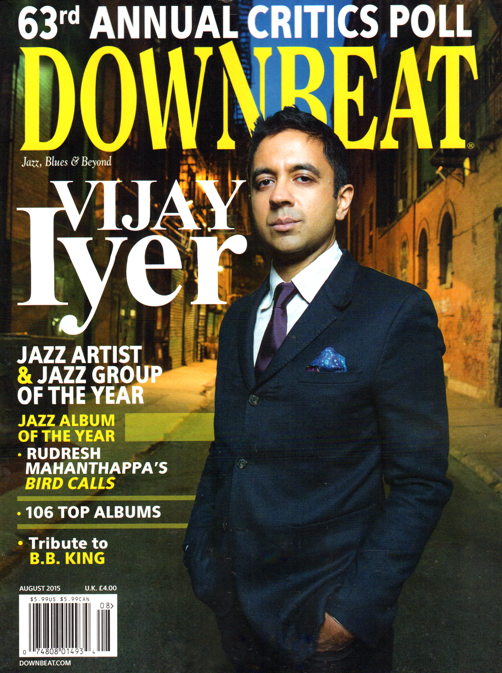 DownBeat August 01, 2015 Issue Cover
